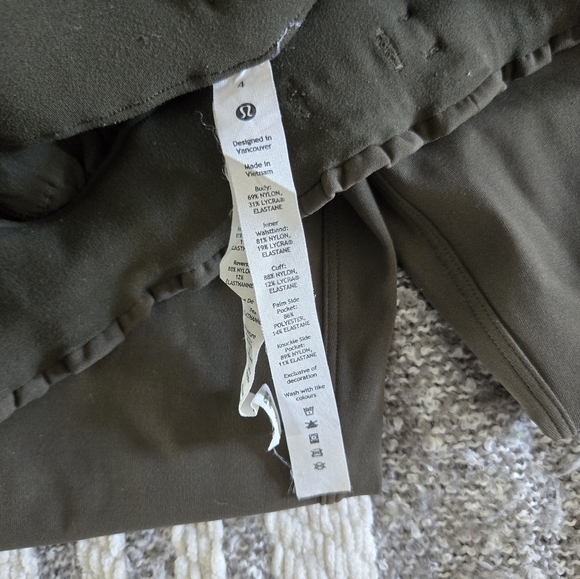 Lululemon Athletica On The Fly Jogger Size 4 Dark Olive - Picture 6 of 7